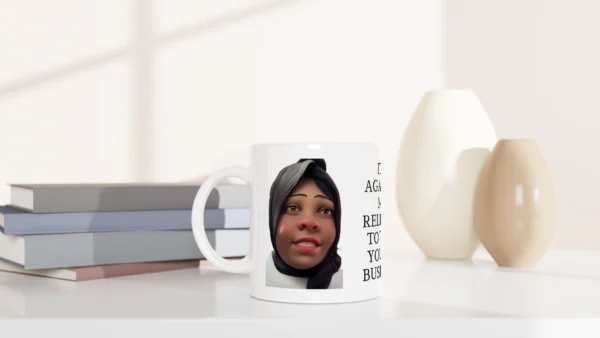 It's Against My Religion Meme American Woman In Pakistan Mug - Image 4